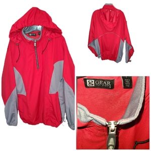 GEAR FOR SPORTS WINDBREAKER JACKET SIZE LARGE